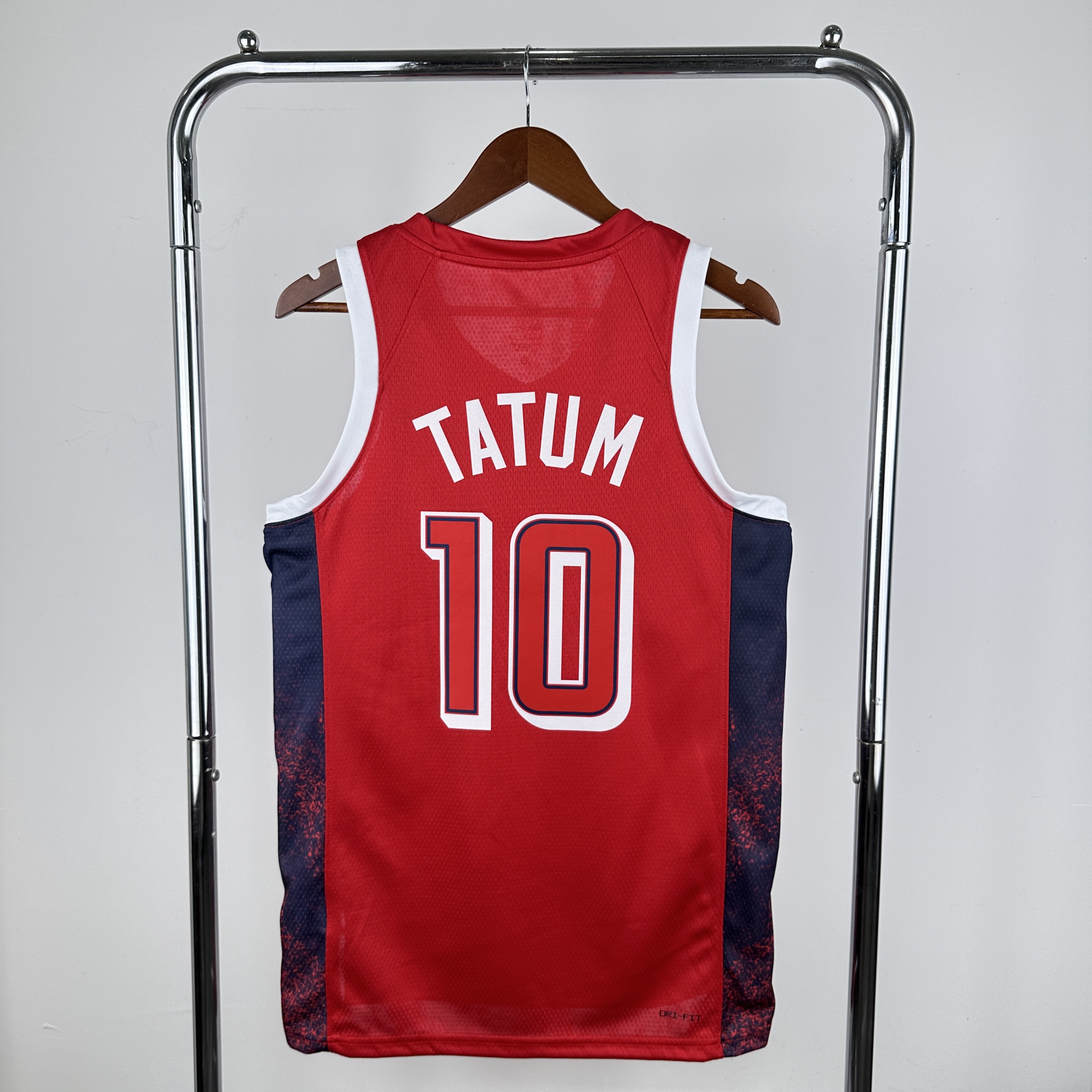 2024 Olympic USA 10 Tatum Red Nike NBA Jersey